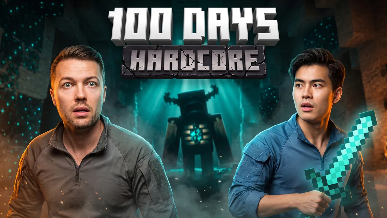 Thumbnail &ldquo;100 Days Hardcore&rdquo; made by the Bloggers.tools generator