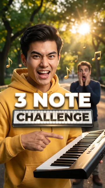 Thumbnail &ldquo;3 Note Challenge&rdquo; made by the Bloggers.tools generator