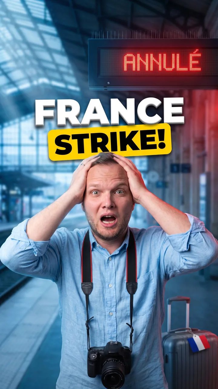 Thumbnail &ldquo;France Strike!&rdquo; made by the Bloggers.tools generator