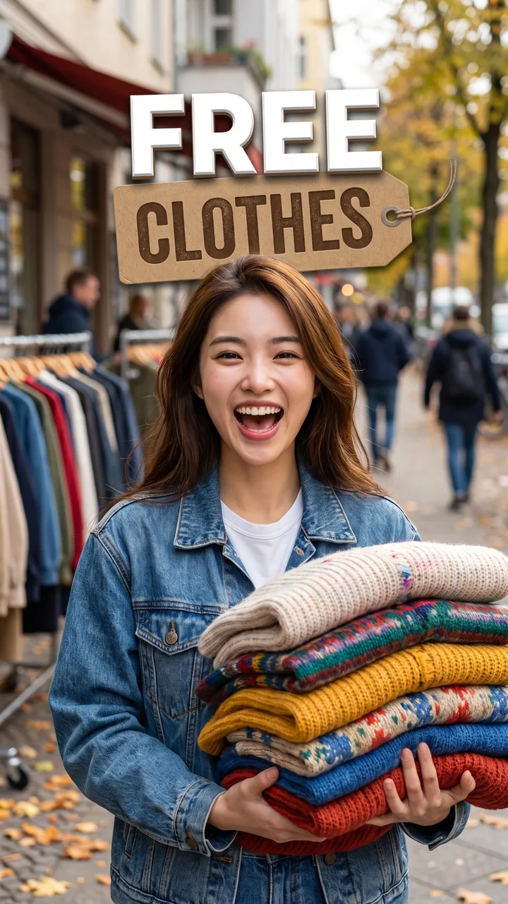 Thumbnail &ldquo;Free Clothes&rdquo; made by the Bloggers.tools generator