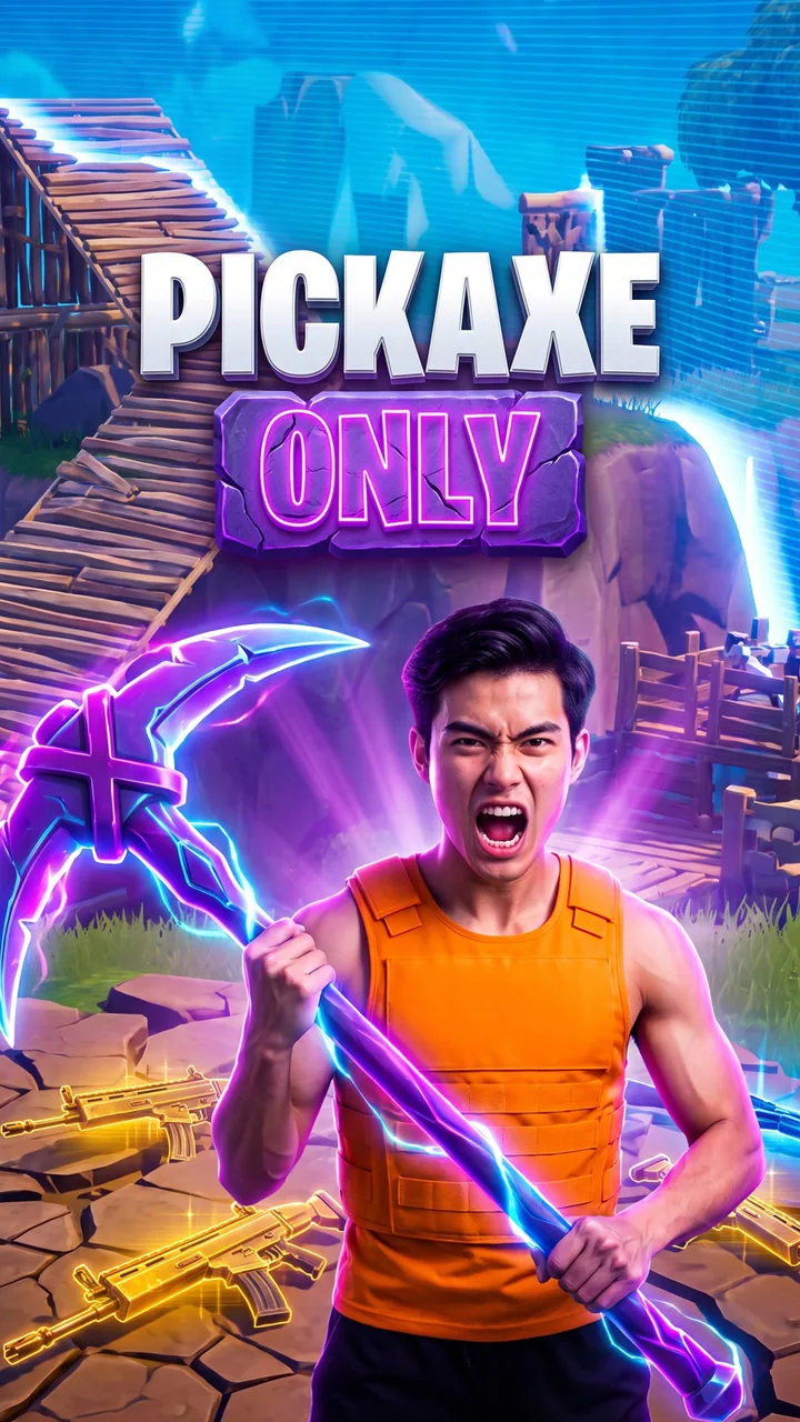 Thumbnail &ldquo;Pickaxe Only&rdquo; made by the Bloggers.tools generator