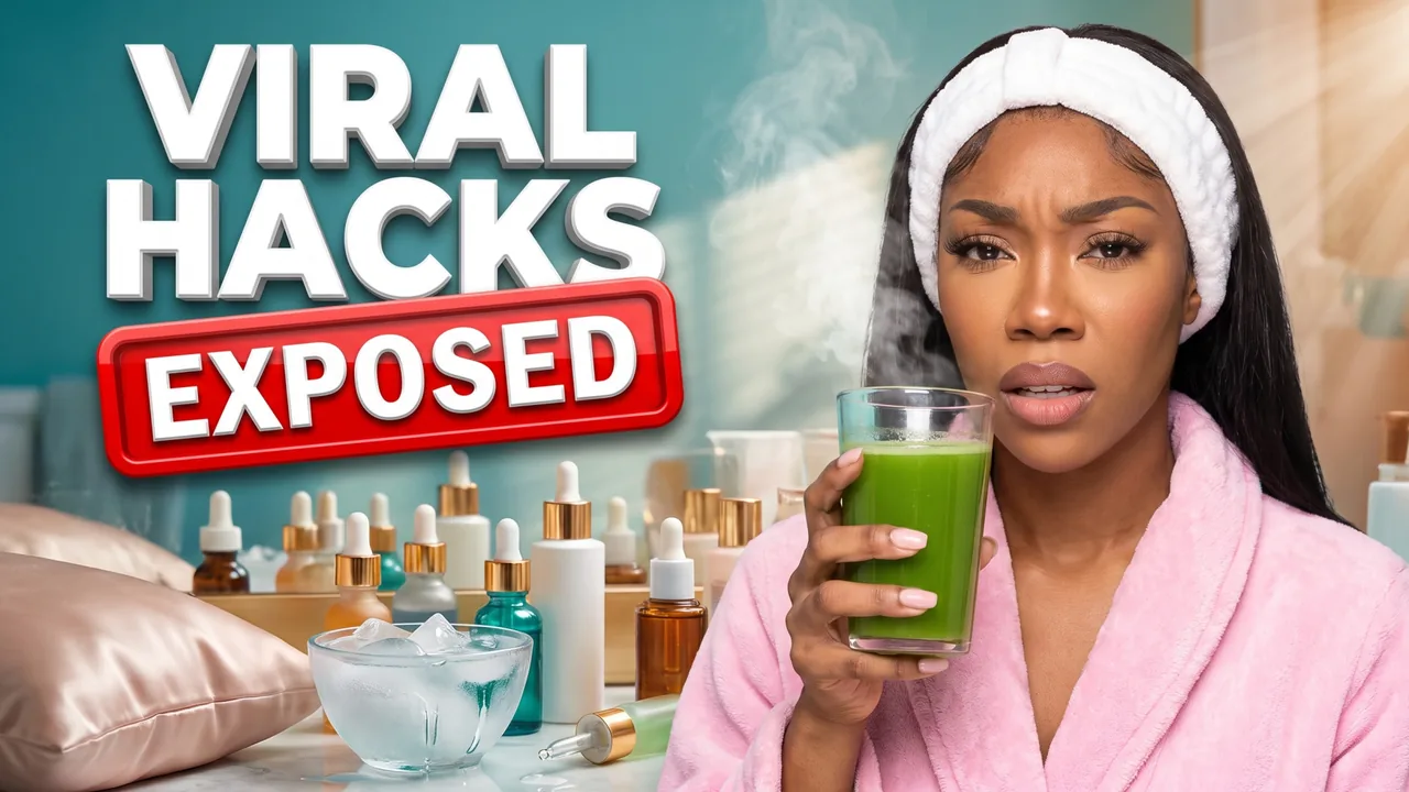 Thumbnail &ldquo;Viral Hacks Exposed&rdquo; made by the Bloggers.tools generator
