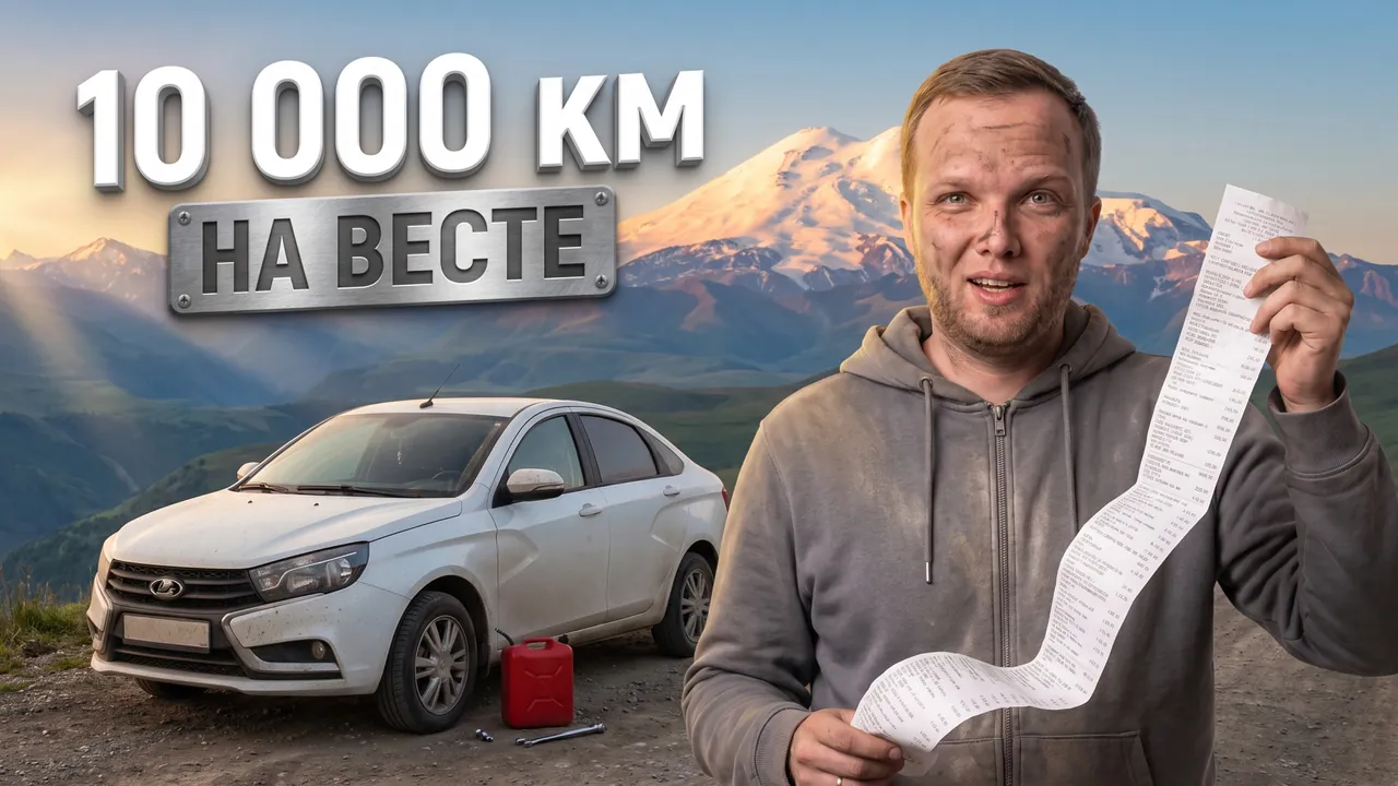 Превью «Подержанная Веста и 10 000 км» – автоматический режим