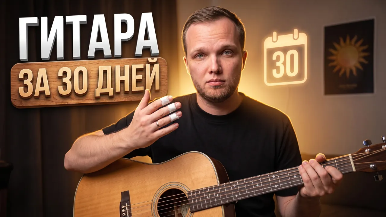 Превью «Гитара с нуля за 30 дней» – автоматический режим