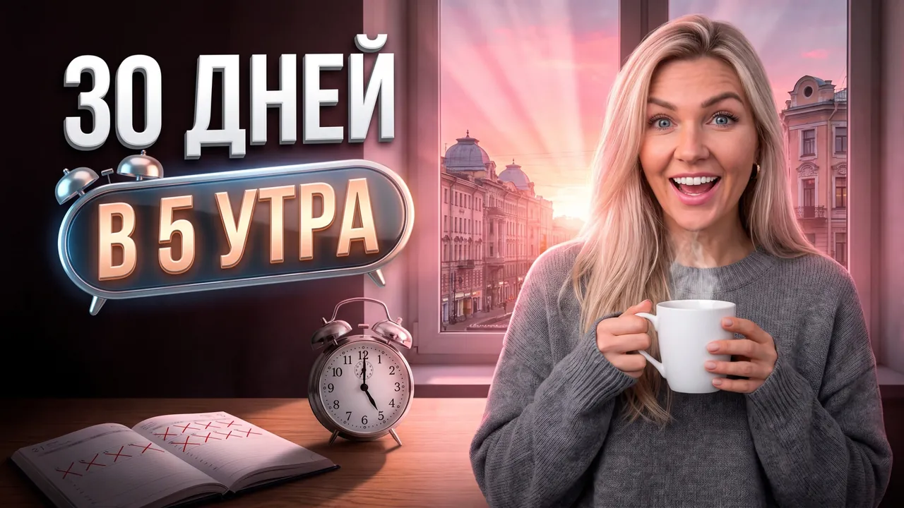 Превью «30 дней подъёма в 5 утра» – автоматический режим