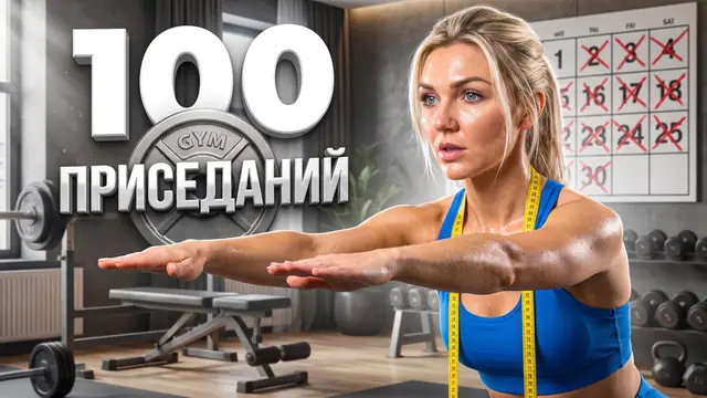 Превью «100 приседаний в день 30 дней» – автоматический режим