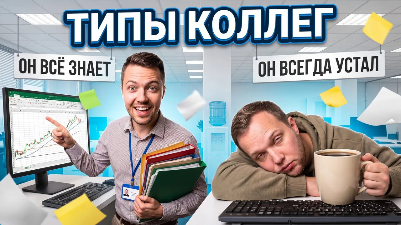 Превью «Типы коллег в каждом офисе» – профессиональный режим