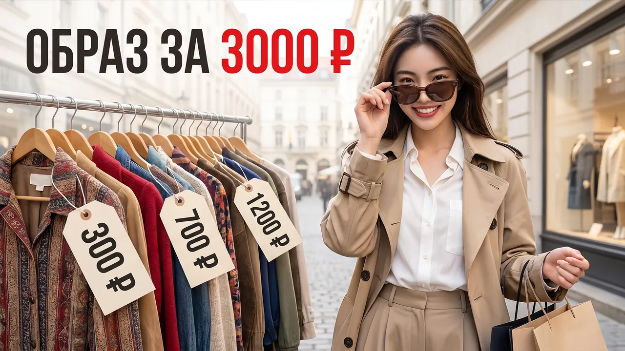 Превью «Собрала стильный образ за 3000 рублей» – профессиональный режим