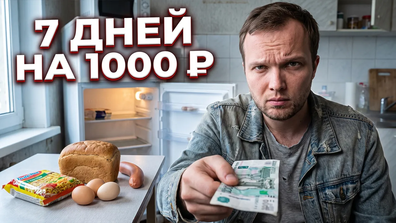 Превью «Живу 7 дней на 1000 рублей» – профессиональный режим